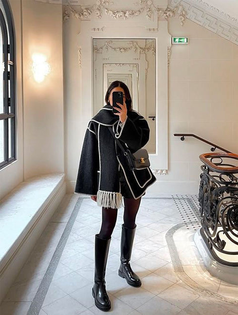 Mihaela Scarf Jacket