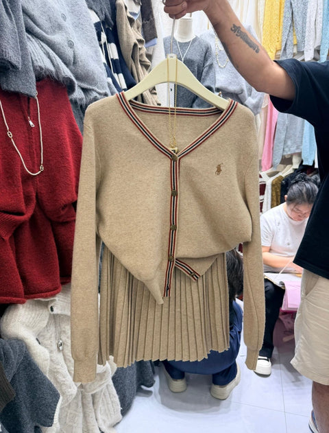 Soft Neutral Skirt Set