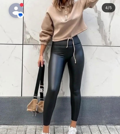 Leather PremiumFleece Legging