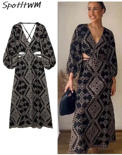 Diona Embriodery Dress