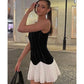 Hanley Halter ColorBlock Dress