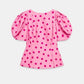 Pink Polka Dot Affair Top