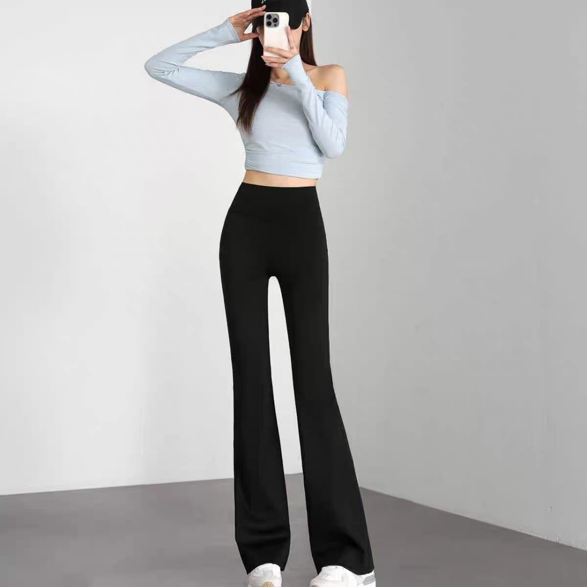 Niona Luxe High Waist Flare Pants