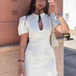 Chica Puff Sleeves Dress