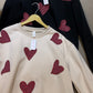 Heart Embellish Sweatshirt