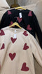 Heart Embellish Sweatshirt