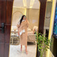 Kita Statement Dress With Shawl/Cape