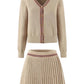 Soft Neutral Skirt Set