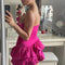 Bria Pink Ruffle Dress