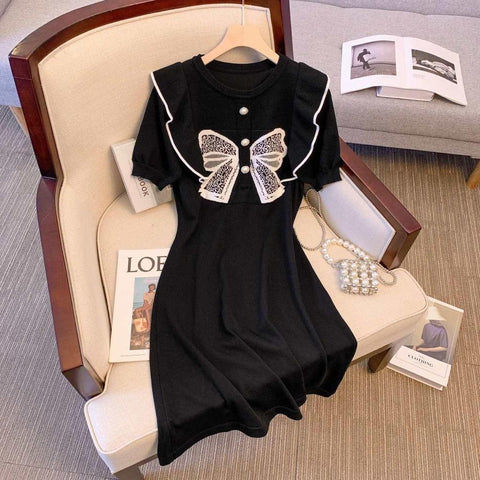 Knitted Bow Dress