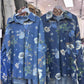 Denim Floral Shirt