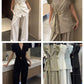 Statement Ruffle Blazer Cords Set