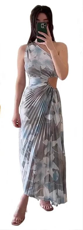 Floral Pleated Dress