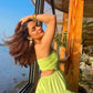 Lime Luxe Sundown Dress