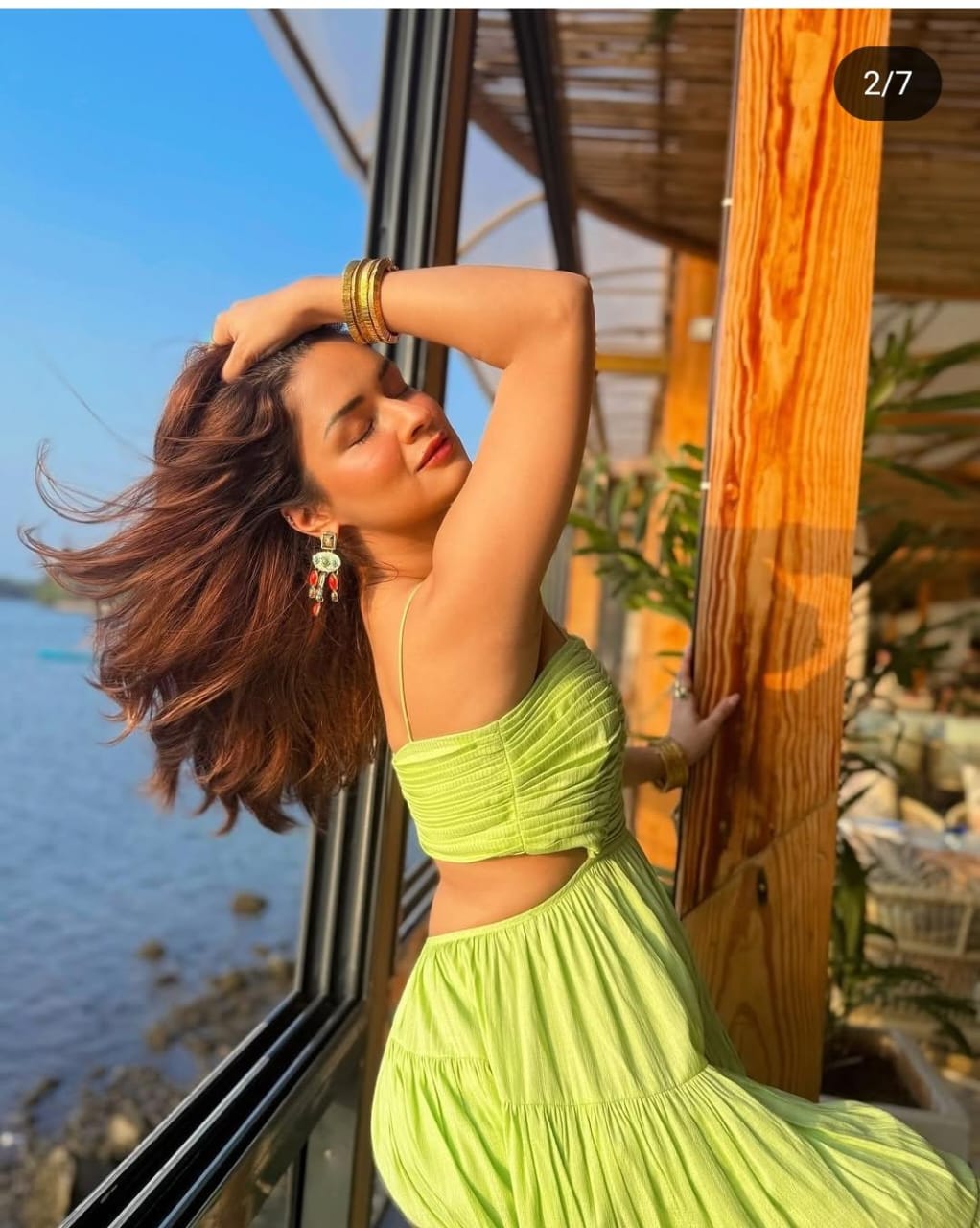 Lime Luxe Sundown Dress