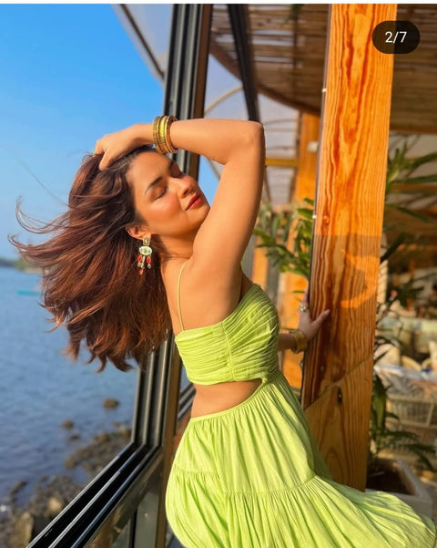 Lime Luxe Sundown Dress