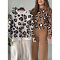 Leopard Knitted Wollen CordSet
