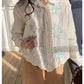 Aza Luxe Crochet Shirt
