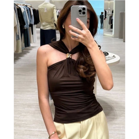 Selina Knot Top
