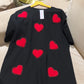 Heart Embellished Tshirt