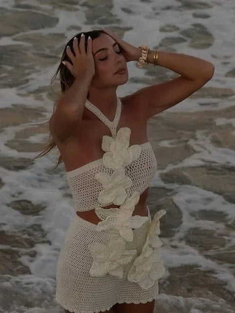 Crochet Flower Dress