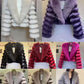Crystal Luxe Puff Fur Jacket