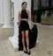 Midnight Muse Ruffle Gown