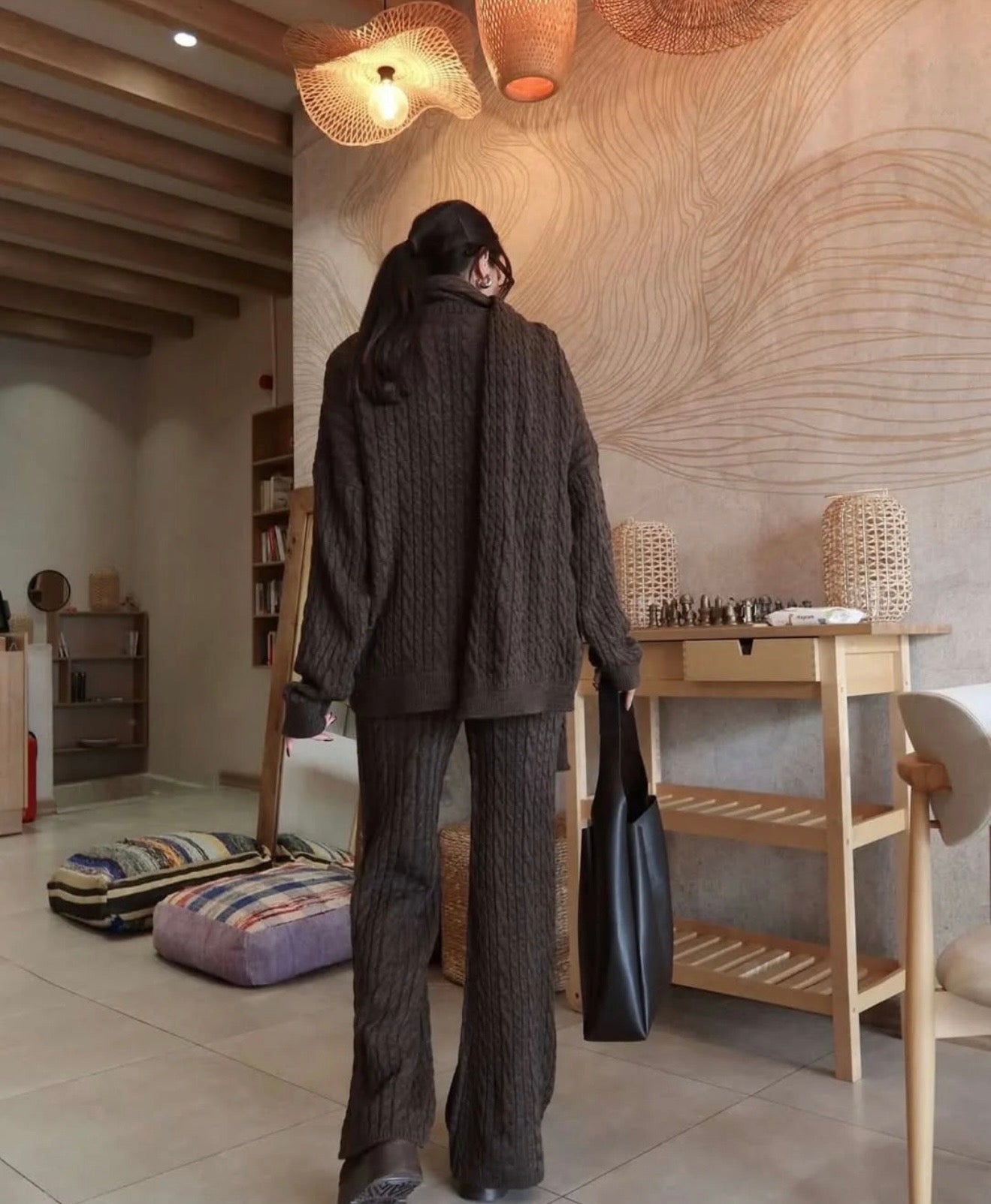 Velour Three Pc Luxe Knit cords set