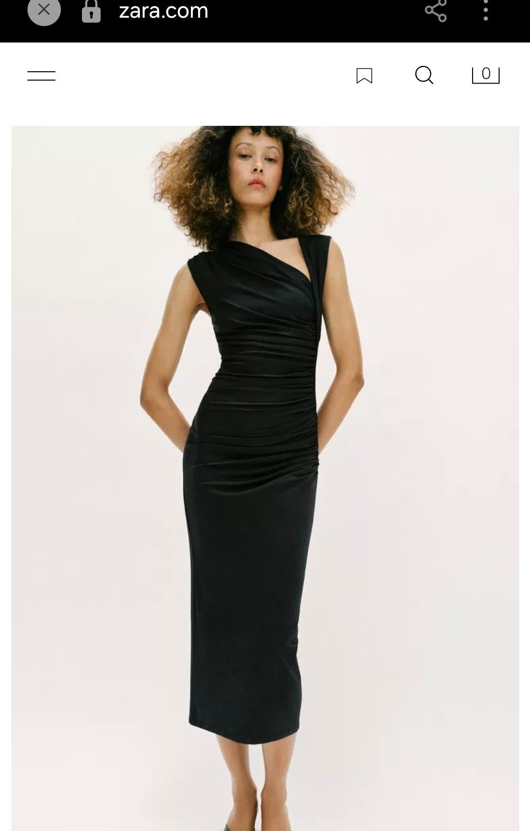 Asymmetric Draped Dress