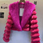 Crystal Luxe Puff Fur Jacket
