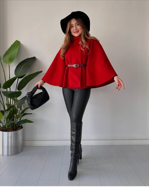 Vihana Cape With Belt