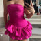 Bria Pink Ruffle Dress