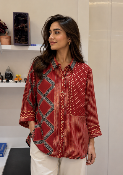 Ajrak Summer shirts