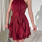 Aurora Ruffle Mini Dress