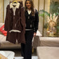 Sequins Cable Knit Luxe Set