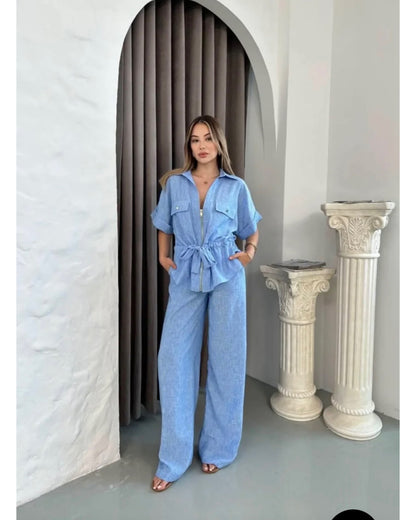 Hannah Linen Cords Set