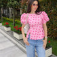 Pink Polka Dot Affair Top