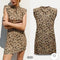 Leopard party wear dress