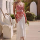 Riviera Rose Fringe Luxe Swim Set