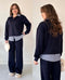 Stripe collar luxe cordset