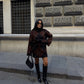Baklava knit Skirt Set