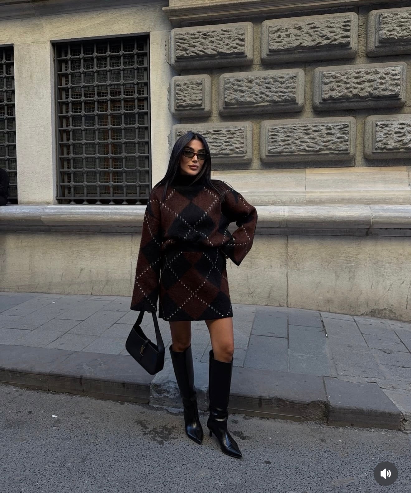 Baklava knit Skirt Set