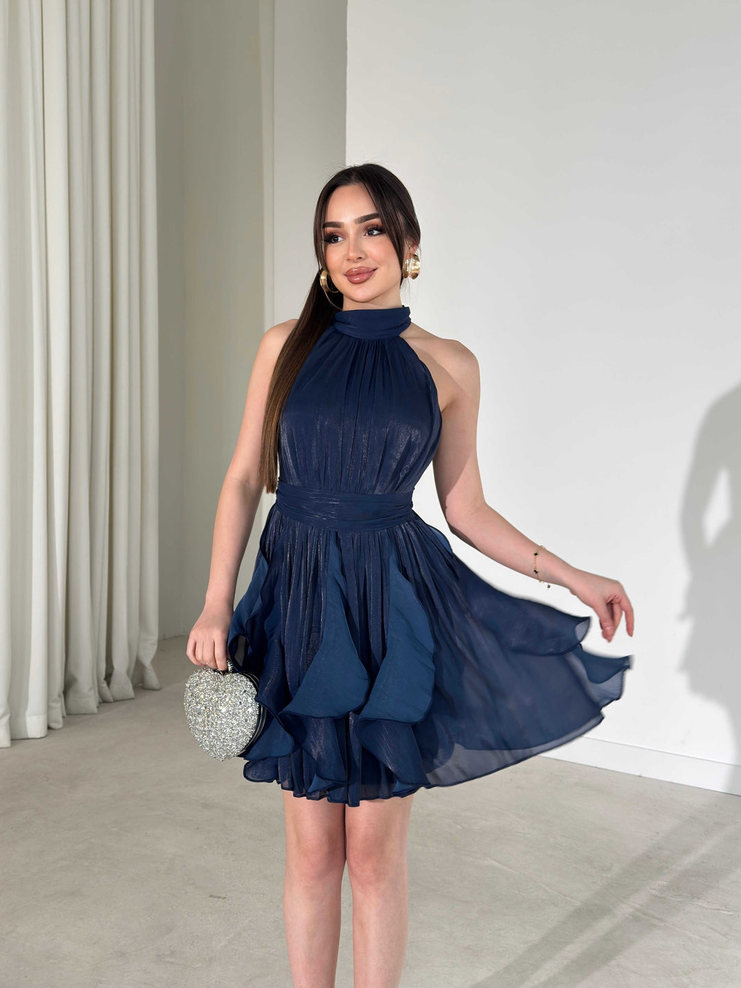 Aurora Ruffle Mini Dress
