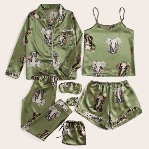 Tracy cute 7 pc nightwear set