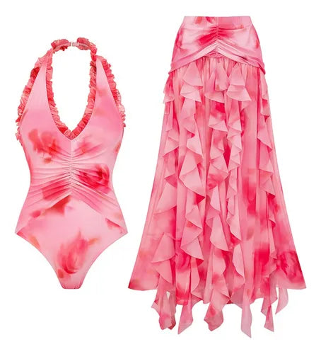 Coral Bloom Luxe Set