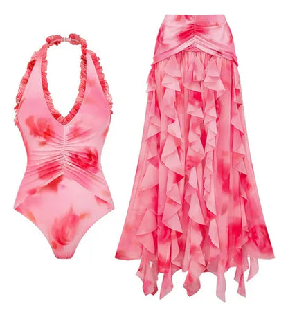 Coral Bloom Luxe Set
