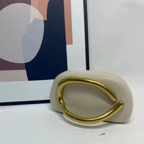 Opulence Arc Clutch Bag