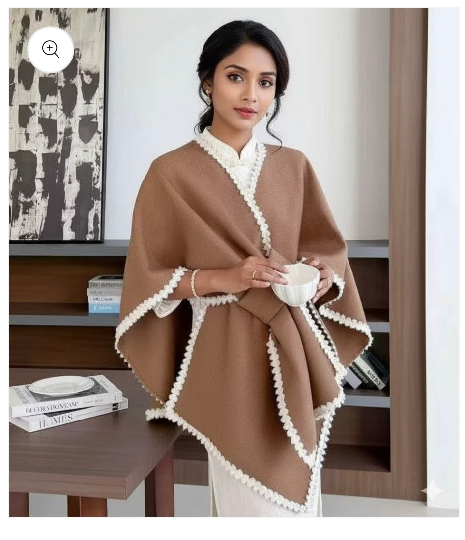 Amara Wrap Cape ( Free Size)
