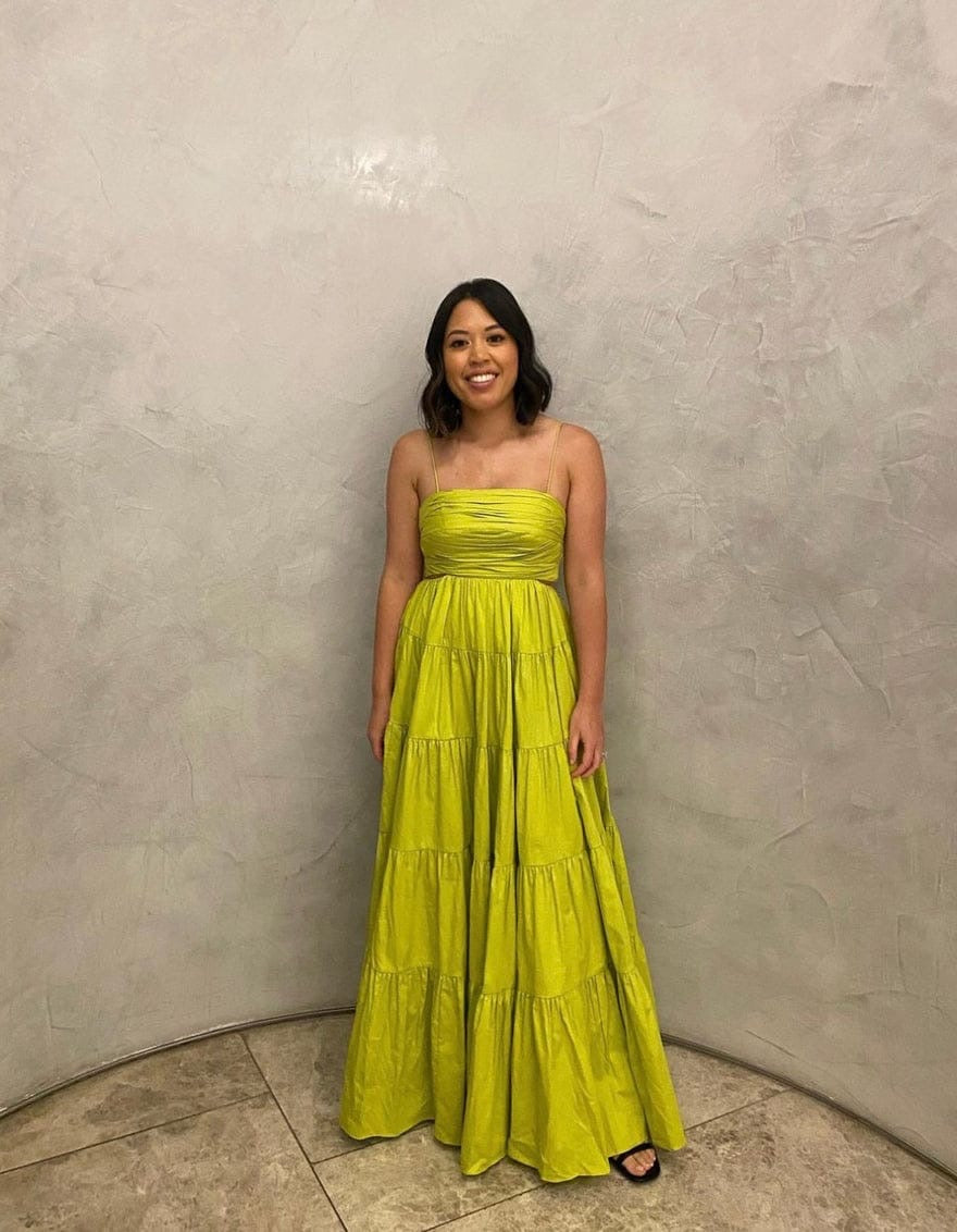 Lime Luxe Sundown Dress