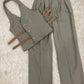 Halter Vest Pants suit set